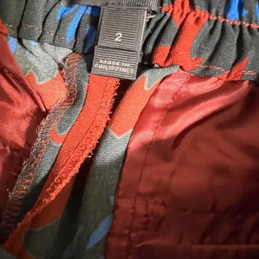 J. Crew size 2 red and blue pants‎
